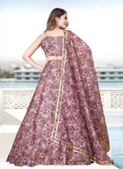 Mauve Organza Digital Printed Umbrella Lehenga Party Wear 9 Mauve Organza Digital Printed Umbrella Lehenga Party Wear -ZariGrace Shop mauve organza digital printed umbrella lehenga ghsdrs2105 b