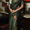 Mehendi Green Color Banarasi Silk Zari Woven Saree Festive Wear 2 Mehendi Green Color Banarasi Silk Zari Woven Saree Festive Wear -ZariGrace Shop mehendi green color banarasi silk zari woven saree sasvw490m l