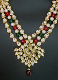 Multi Coloured Necklace Set Party Wear