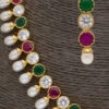 Multicolor Designer Necklace Set Party Wear -ZariGrace Shop multicolor designer necklace set jyhjpau21202 l