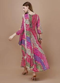 Multicolor Faux Georgette Digital Print Fit And Flare Dress After Six Wear 9 Multicolor Faux Georgette Digital Print Fit And Flare Dress After Six Wear -ZariGrace Shop multicolor faux georgette digital print fit and flare dress drssck6002 b