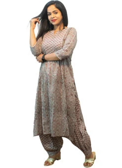 Multicolor Printed Mul Cotton Kurta Set Festive Wear 8 Multicolor Printed Mul Cotton Kurta Set Festive Wear -ZariGrace Shop multicolor printed mul cotton kurta set krsoas1321 u