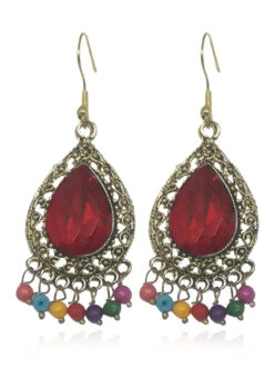 Multicolored Dangler Earrings Festive Wear -ZariGrace Shop multicolored dangler earrings ermvn10478 b