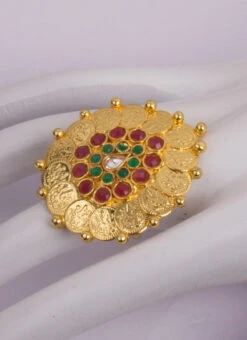 Multicolored Designer Ring Party Wear -ZariGrace Shop multicolored designer ring hjrmpf9205 b