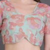 Multicolored Organza Embroidered Blouse Festive Wear -ZariGrace Shop multicolored organza embroidered blouse BLBS02309120 l