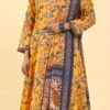 Mustard Art Silk Printed Gown After Six Wear -ZariGrace Shop mustard art silk printed gown bgwrsuf705 l