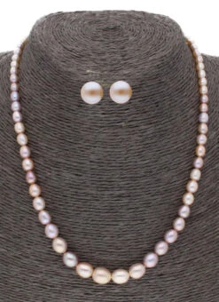 Off White Pearls Necklace Set Party Wear -ZariGrace Shop off white pearls necklace set jyhjpjun20161 b