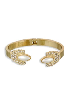 One Stop Fashion Stone Gold Bracelet Party Wear -ZariGrace Shop one stop fashion stone gold bracelet hjbrhosfbran1 b