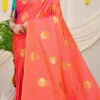 Orange Color Patola Silk Zari Weaving Work Saree Party Wear