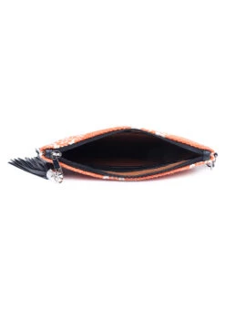 Orange Designer Clutch