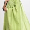 Parrot Green Linen Cotton Dupatta Work Wear -ZariGrace Shop parrot green linen cotton dupatta dpdmimfd164 l