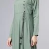 Pastel Green Cotton Kurta Churidar Set After Six Wear -ZariGrace Shop pastel green cotton kurta churidar set krsdmf322 l
