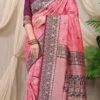 Patola Silk Baby Pink Color Zari Weaving Work Saree Party Wear 1 Patola Silk Baby Pink Color Zari Weaving Work Saree Party Wear -ZariGrace Shop patola silk baby pink color zari weaving work saree sasom110932 l