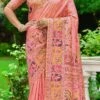 Peach Art Banarasi Silk Zari Saree Festive Wear 1 Peach Art Banarasi Silk Zari Saree Festive Wear -ZariGrace Shop peach art banarasi silk zari saree sasvw512 l