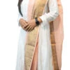 Peach Chanderi Dupatta Festive Wear -ZariGrace Shop peach chanderi dupatta dpsoas1087 l