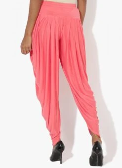 Peach Rayon Dhoti Pant Work Wear -ZariGrace Shop peach rayon dhoti pant wbdmf1112bp b