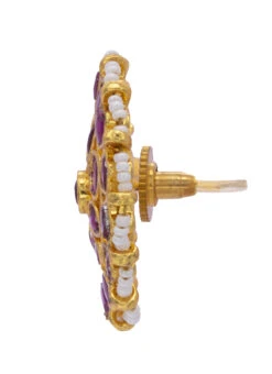 Pink Alloy Moti N Beads Choker Party Wear