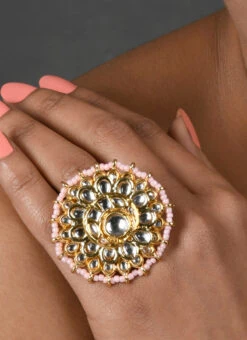 Pink Designer Ring Party Wear