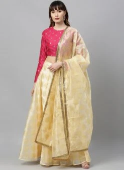 Pink Embroidered Jewel Neck Skirt Set Festive Wear -ZariGrace Shop pink embroidered jewel neck skirt set GHBS01911727 u