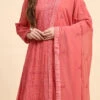 Pink Faux Georgette Embroidered Anarkali Suit Party Wear -ZariGrace Shop pink faux georgette embroidered anarkali suit slsrf26998 l