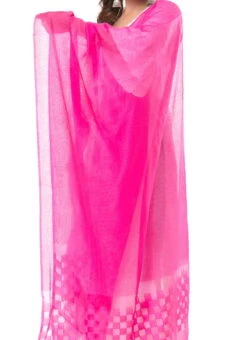 Pink Kota Cotton Dupatta Festive Wear