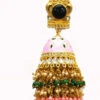 Pink Meenakari Jhumka Party Wear 1 Pink Meenakari Jhumka Party Wear -ZariGrace Shop pink meenakari jhumka erddrj9155h l