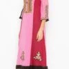 Pink N Red Georgette Embroidered Kurta Palazzo Set After Six Wear -ZariGrace Shop pink n red georgette embroidered kurta palazzo set krsmnc1943ks l