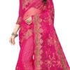 Pink Net Embroidered Work Saree Festive Wear -ZariGrace Shop pink net embroidered work saree sasstsktarya8210 l