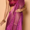 Pink Pure Silk Zari Work Saree Wedding Wear -ZariGrace Shop pink pure silk zari work saree savns103o l
