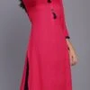 Pink Rayon Kurta Palazzo Suit Party Wear 2 Pink Rayon Kurta Palazzo Suit Party Wear -ZariGrace Shop pink rayon kurta palazzo suit krskifh9900113 l