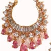 Pink Stone Dangler Party Wear 1 Pink Stone Dangler Party Wear -ZariGrace Shop pink stone dangler erddrj9397h l