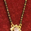 Pink Stones Work Mangalsutra Party Wear -ZariGrace Shop pink stones work mangalsutra hejasvcbhspk023 l
