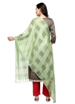 Pista Green Blended Cotton Dupatta After Six Wear 9 Pista Green Blended Cotton Dupatta After Six Wear -ZariGrace Shop pista green blended cotton dupatta dpsdmfd201 b