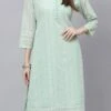 Pista Green Georgette Embroidery Kurta Straight Pant Set Work Wear 1 Pista Green Georgette Embroidery Kurta Straight Pant Set Work Wear -ZariGrace Shop pista green georgette embroidery kurta straight pant set krsmz220888pgr l