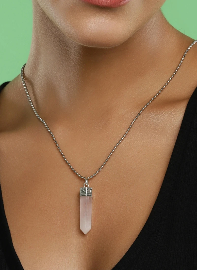 Purple Alloy Necklace Party Wear 4 Purple Alloy Necklace Party Wear - Image 2