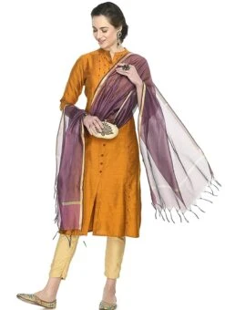 Purple Art Silk Banarasi Dupatta After Six Wear 8 Purple Art Silk Banarasi Dupatta After Six Wear -ZariGrace Shop purple art silk banarasi dupatta dpsdmfd187 u