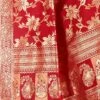 Red Art Silk Benarasi Dupatta Party Wear -ZariGrace Shop red art silk benarasi dupatta dusli102red l