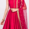 Red Cotton Silk Anarkali Suit Party Wear 2 Red Cotton Silk Anarkali Suit Party Wear -ZariGrace Shop red cotton silk anarkali suit sldvc116 l