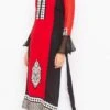 Red Crepe Patch Work Kurta Palazzo Set After Six Wear 1 Red Crepe Patch Work Kurta Palazzo Set After Six Wear -ZariGrace Shop red crepe patch work kurta palazzo set krsmnc2035ks l