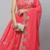 Red Georgette Embroidered A Line Lehenga Party Wear 1 Red Georgette Embroidered A Line Lehenga Party Wear -ZariGrace Shop red georgette embroidered a line lehenga ghmkns531r l