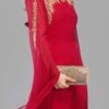 Red Georgette Embroidery Kurta Churidar Set Party Wear 2 Red Georgette Embroidery Kurta Churidar Set Party Wear -ZariGrace Shop red georgette embroidery kurta churidar set krsdmf7158e l