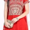 Red Georgette Plus Size Anarkali Suit Party Wear -ZariGrace Shop red georgette plus size anarkali suit plslnrrsm290 l