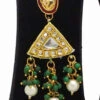 Red Green Kundan Necklace Set Party Wear -ZariGrace Shop red green kundan necklace set jynsddrj98317h l