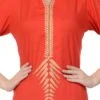Red Kurta Churidar Set Work Wear -ZariGrace Shop red kurta churidar set krsdmf979r l
