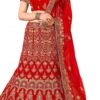 Red Velvet Zari Embroidered A Line Lehenga Festive Wear -ZariGrace Shop red velvet zari embroidered a line lehenga ghsstsktjnt7245 l