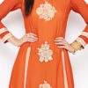 Rust Georgette Embroidered Kurta Palazzo Set Party Wear -ZariGrace Shop rust georgette embroidered kurta palazzo set krsmnc1940 l
