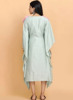 Sea Green Kaftan Set Party Wear 9 Sea Green Kaftan Set Party Wear -ZariGrace Shop sea green kaftan set kfdasct14 b