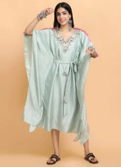 Sea Green Kaftan Set Party Wear 8 Sea Green Kaftan Set Party Wear -ZariGrace Shop sea green kaftan set kfdasct14 u