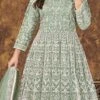 Sea Green Net Embroidery Anarkali Suit Party Wear -ZariGrace Shop sea green net embroidery anarkali suit slsdc4702 l