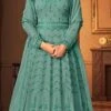Shamita Shetty Green Georgette Sequins Anarkali Suit Party Wear -ZariGrace Shop shamita shetty green georgette sequins anarkali suit slsaj31418683 l